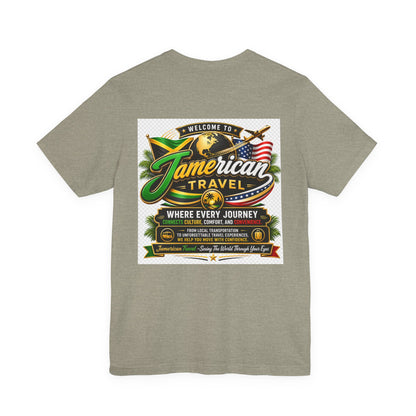 Jamerican Travel T-Shirt | Vintage Travel Logo Tee
