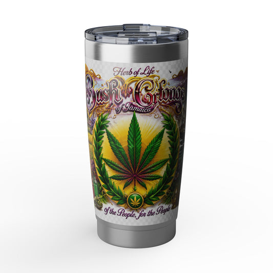 Cannabis Leaf Vagabond 20oz Tumbler – Rasta Herb of Life Travel Cup