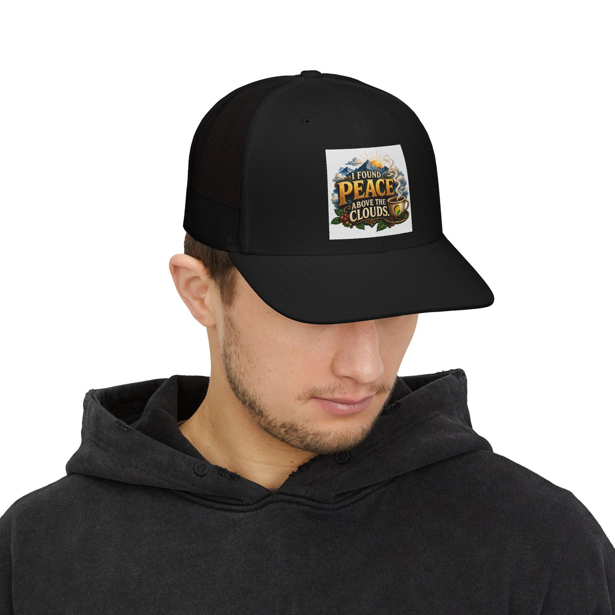 Peace Above the Clouds Snapback Trucker Cap