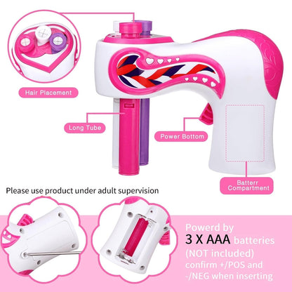 18 Pcs Hair Braiding Machine, Hair Braider, Automatic Braiding Tools