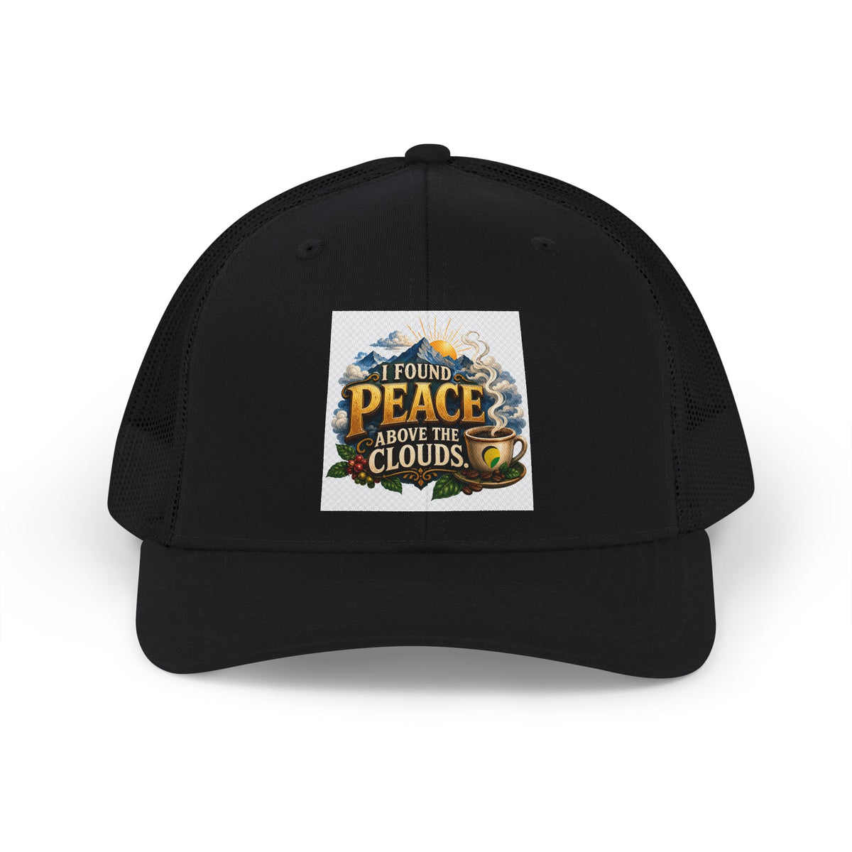 Peace Above the Clouds Snapback Trucker Cap