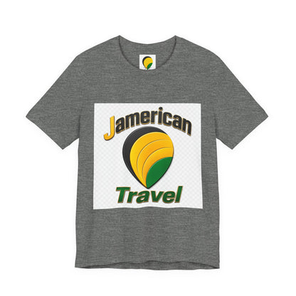 Jamerican Travel T-Shirt | Vintage Travel Logo Tee