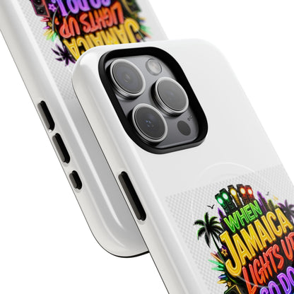 Jamaica Lights Up Phone Case — Tough Magnetic Protective Case