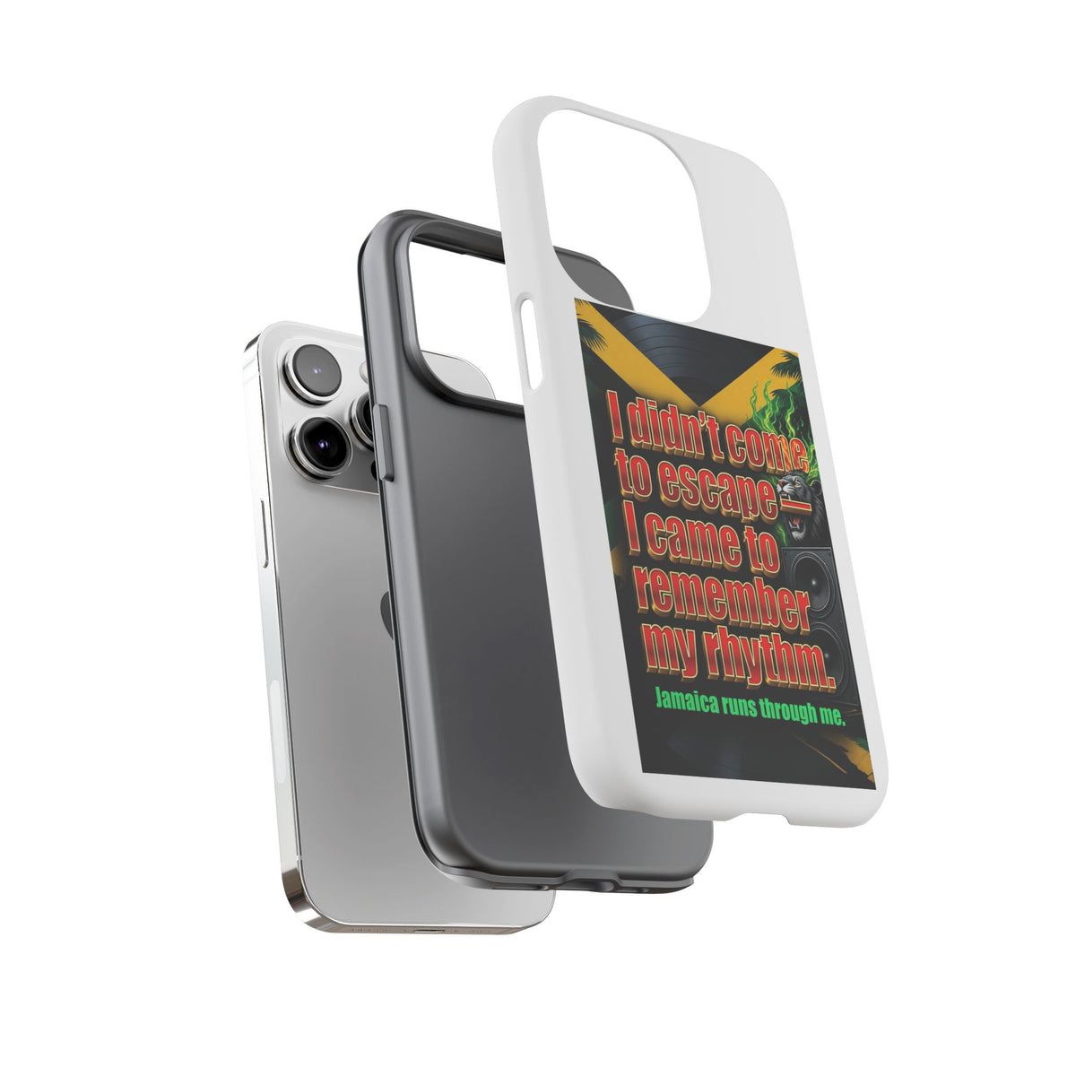Jamaica Rhythm Phone Case — "I didn't come to escape, I came to remember my rhythm"