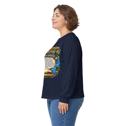 Reconversion Rebaptism Scripture Design Long Sleeve Tee | Christian Faith Shirt
