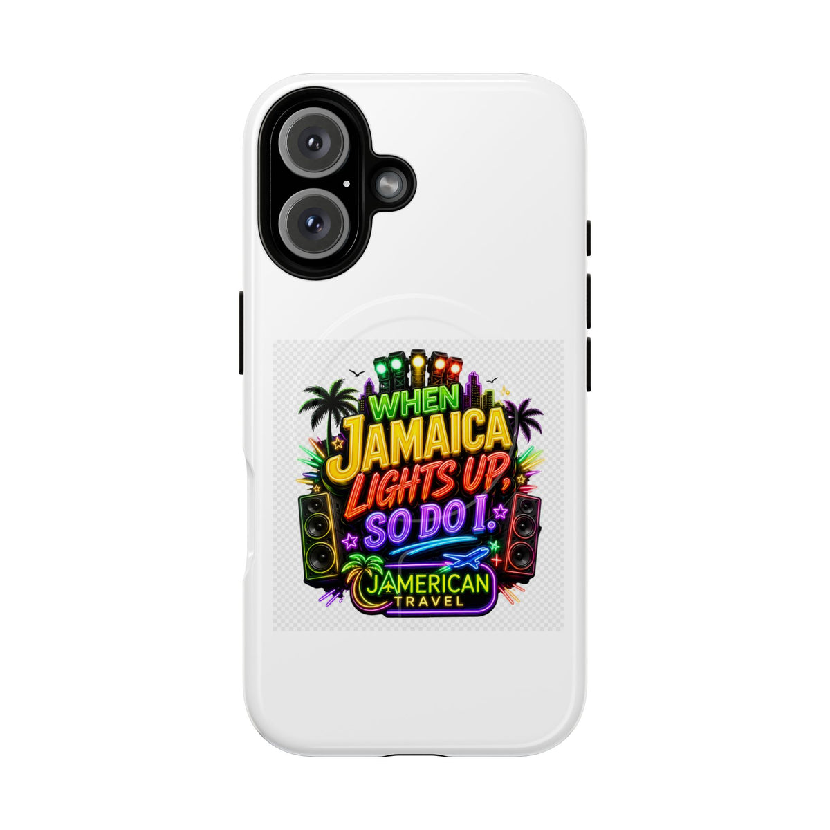 Jamaica Lights Up Phone Case — Tough Magnetic Protective Case