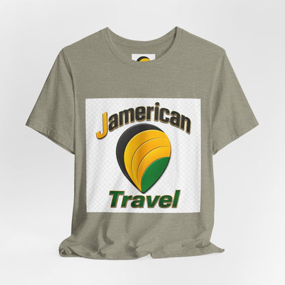 Jamerican Travel T-Shirt | Vintage Travel Logo Tee
