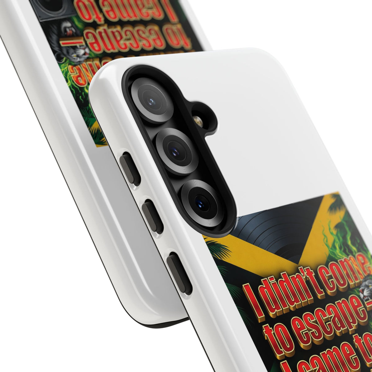 Jamaica Rhythm Phone Case — "I didn't come to escape, I came to remember my rhythm"