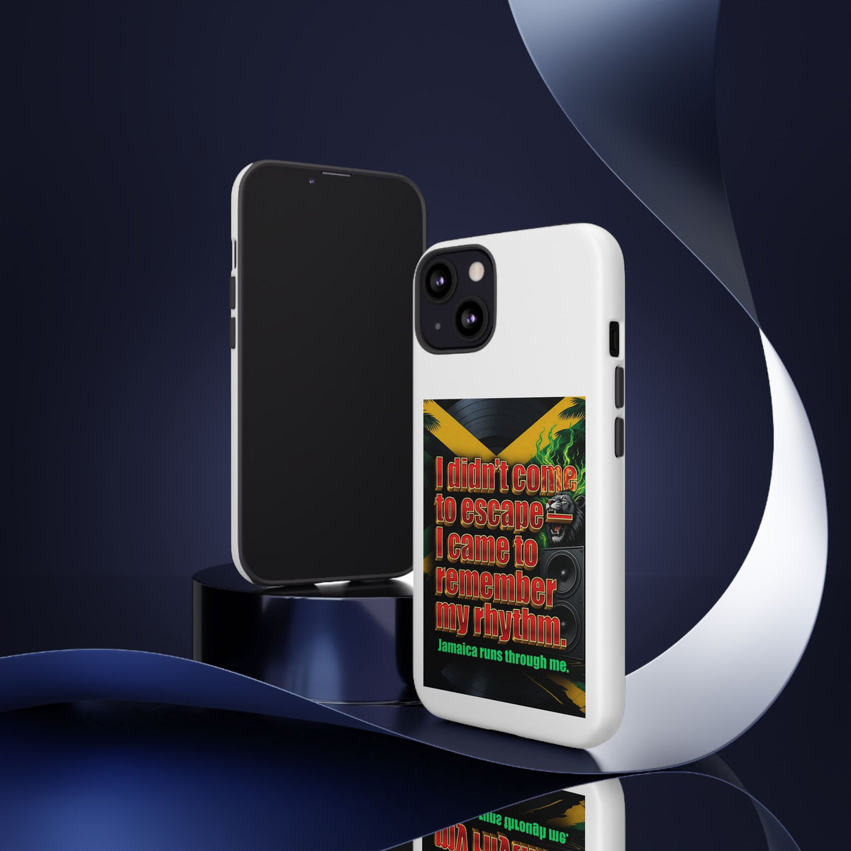 Jamaica Rhythm Phone Case — "I didn't come to escape, I came to remember my rhythm"