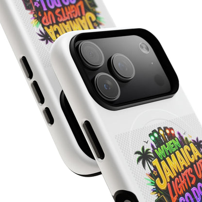 Jamaica Lights Up Phone Case — Tough Magnetic Protective Case