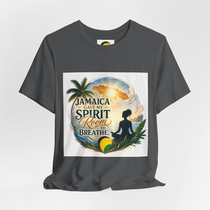 American Travel Polo — "Seeing the World Through Your Eyes" Graphic Shirt