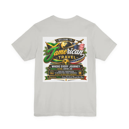 Jamerican Travel T-Shirt | Vintage Travel Logo Tee