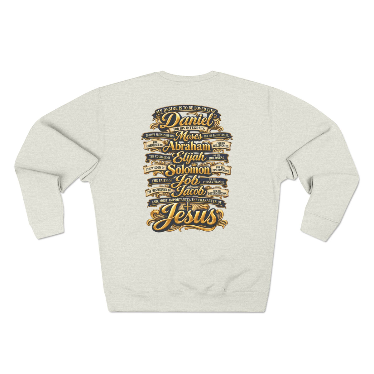 I Was Not Made By Accident Sweatshirt | Christian Scripture Names Crewneck