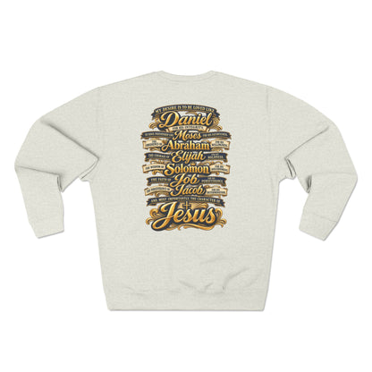 I Was Not Made By Accident Sweatshirt | Christian Scripture Names Crewneck