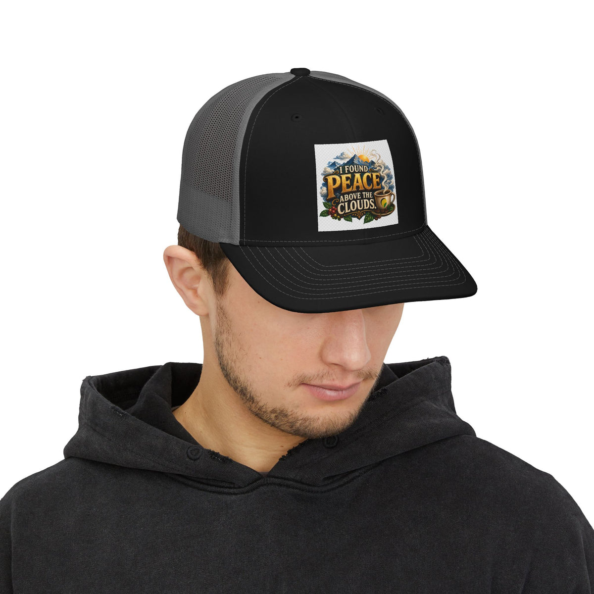 Peace Above the Clouds Snapback Trucker Cap