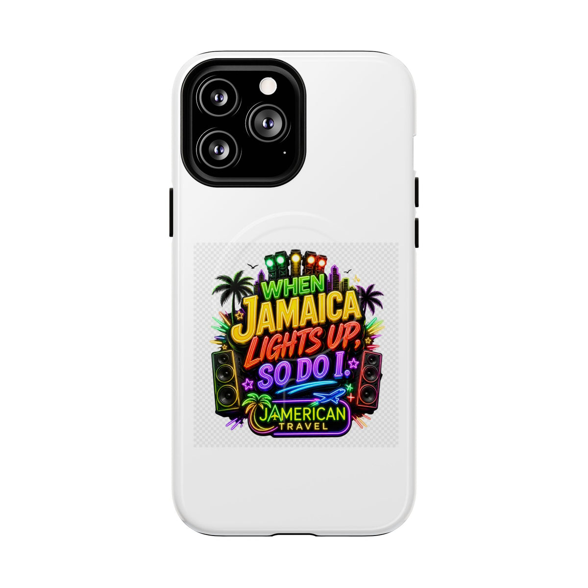 Jamaica Lights Up Phone Case — Tough Magnetic Protective Case