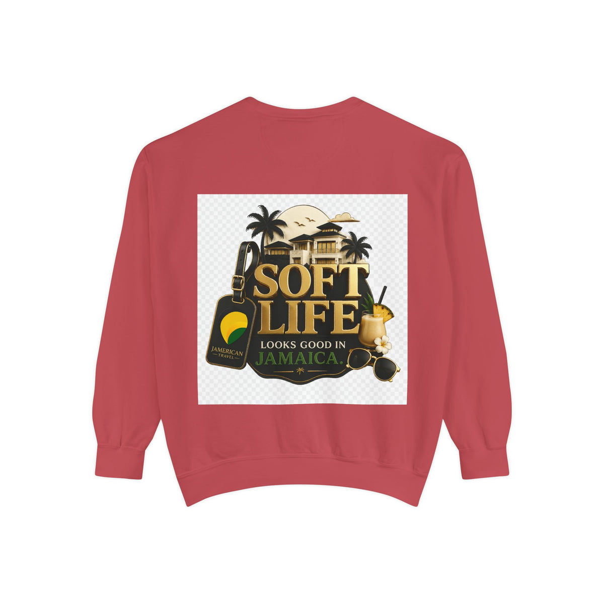 This island didn't just host me it claimed me Yard forever Sweatshirt | Soft Life Jamaica Crewneck