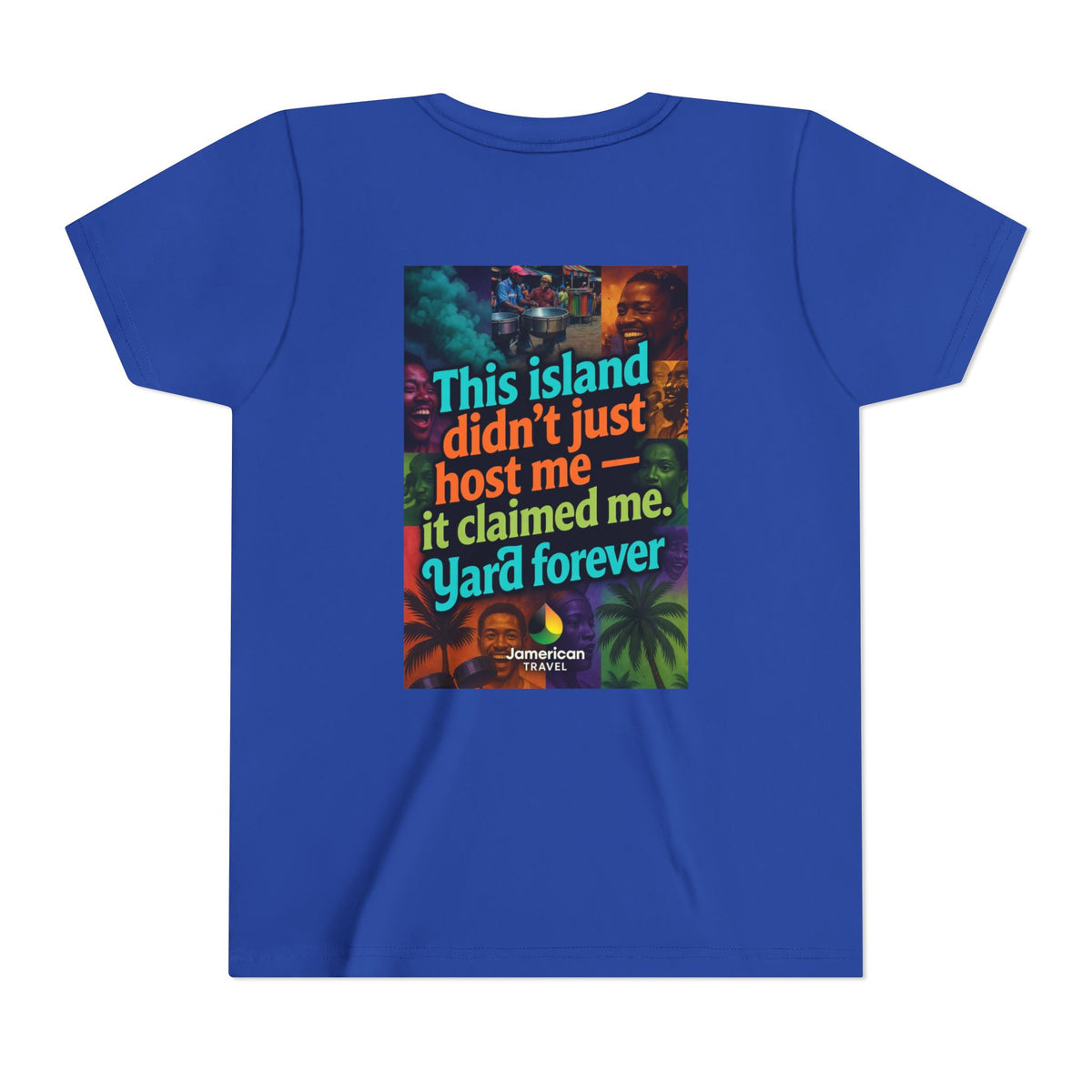 Youth Tee — "Soft Life" Jamaica Vacation Shirt / "This island didn’t just host me — it claimed me. Yard forever" Kids T‑Shirt