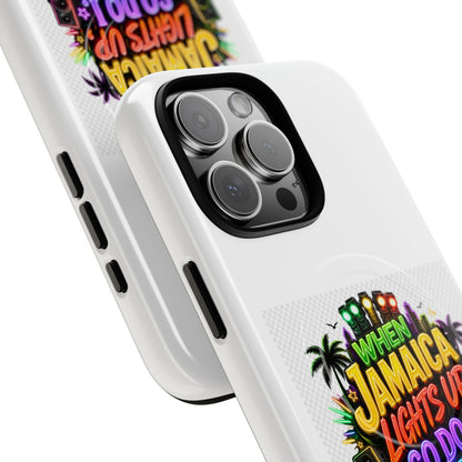 Jamaica Lights Up Phone Case — Tough Magnetic Protective Case