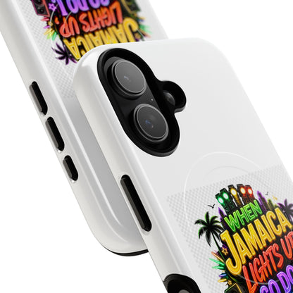 Jamaica Lights Up Phone Case — Tough Magnetic Protective Case