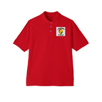 JAmerican Travel Polo — "See the World Through JAmerican Travel Your Eyes" Graphic Polo