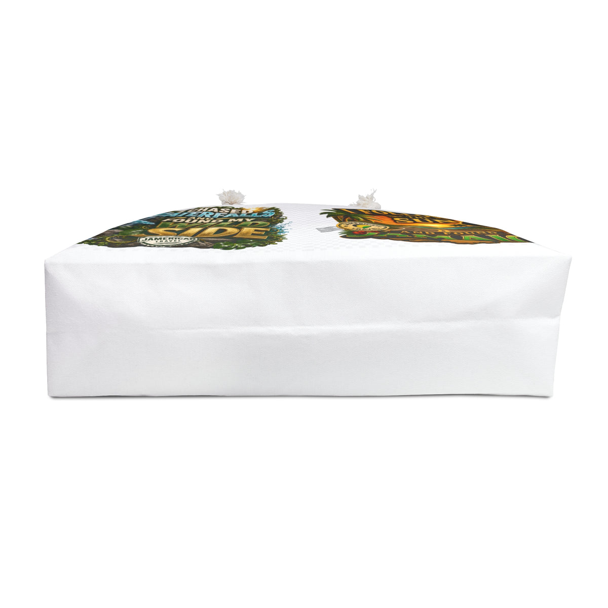 Weekender Bag - Tropical Adventure Tote: "I Chased Waterfalls" & "I Followed the Sun and Found Jamaica" Travel Bag