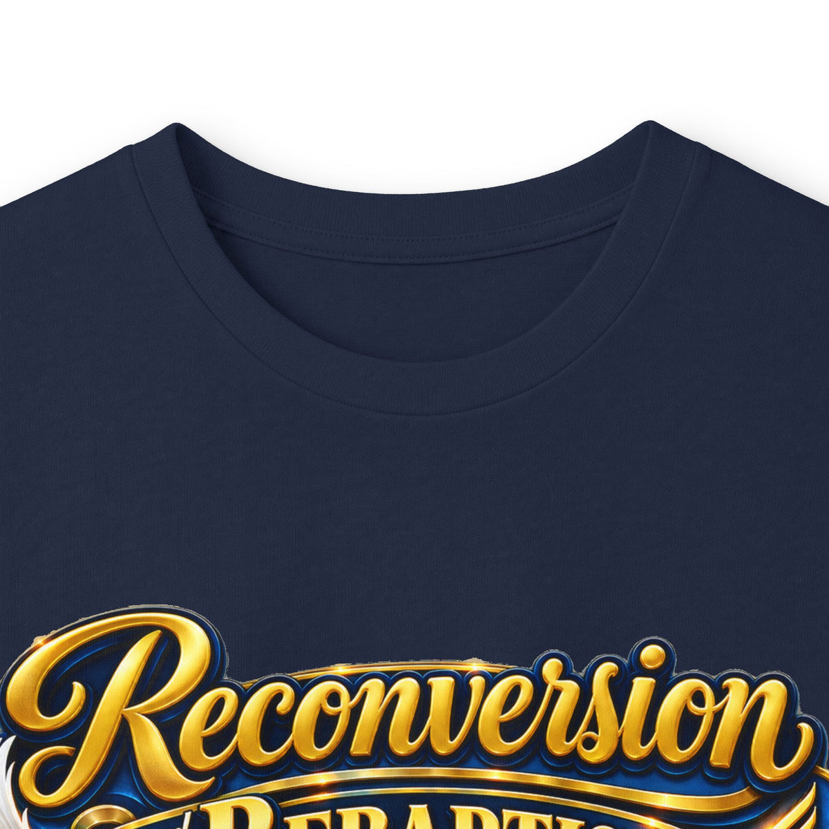 Reconversion Rebaptism Scripture Design Long Sleeve Tee | Christian Faith Shirt