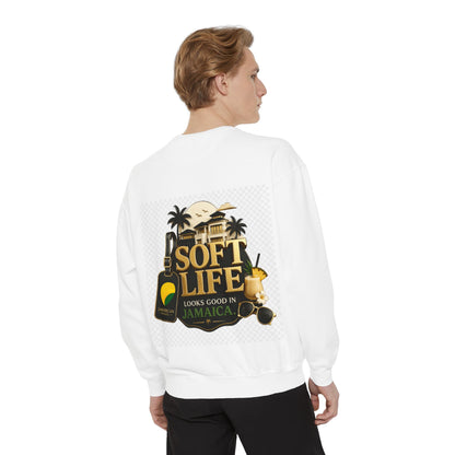 This island didn't just host me it claimed me Yard forever Sweatshirt | Soft Life Jamaica Crewneck