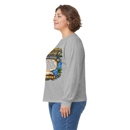 Reconversion Rebaptism Scripture Design Long Sleeve Tee | Christian Faith Shirt