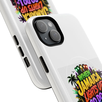 Jamaica Lights Up Phone Case — Tough Magnetic Protective Case