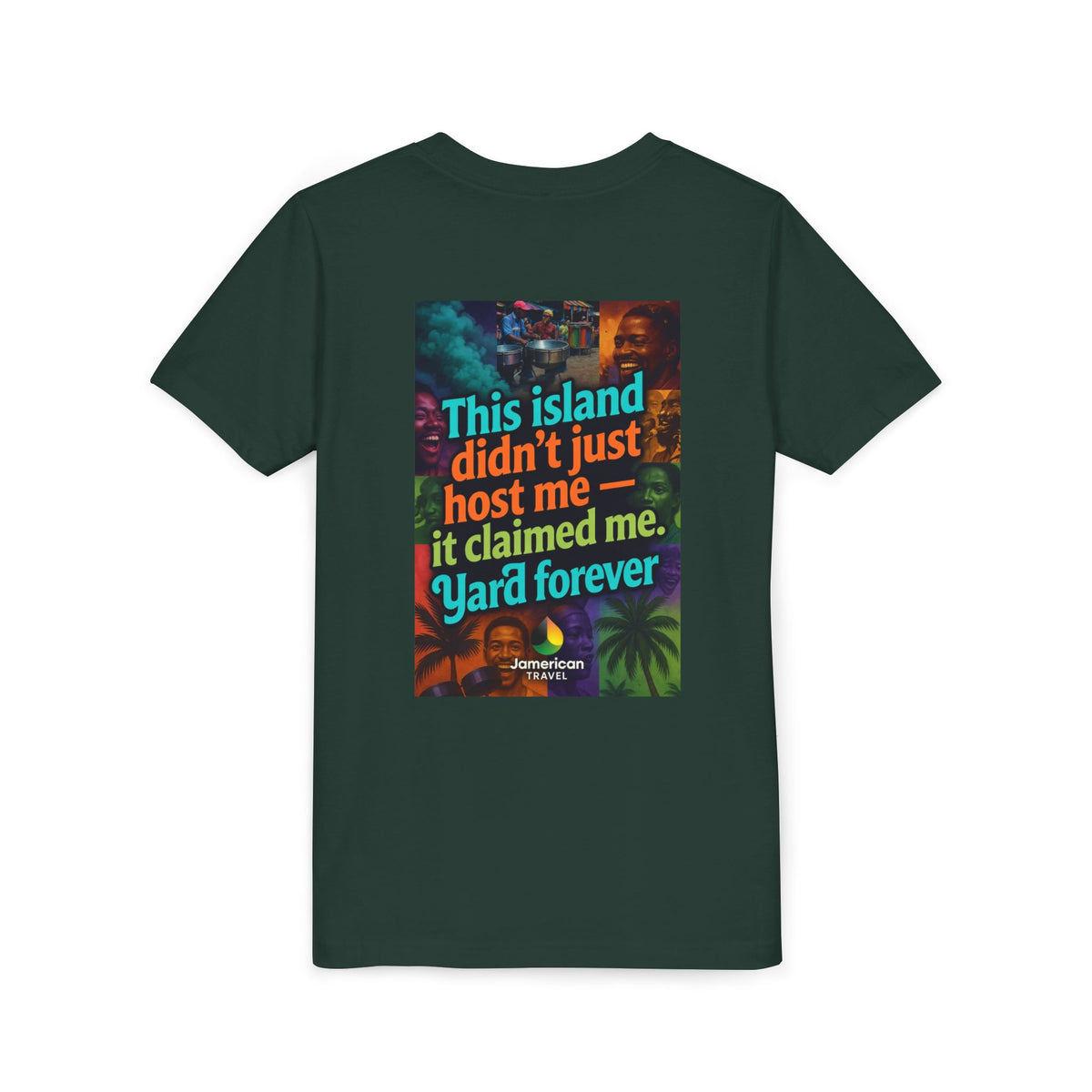 Youth Tee — "Soft Life" Jamaica Vacation Shirt / "This island didn’t just host me — it claimed me. Yard forever" Kids T‑Shirt