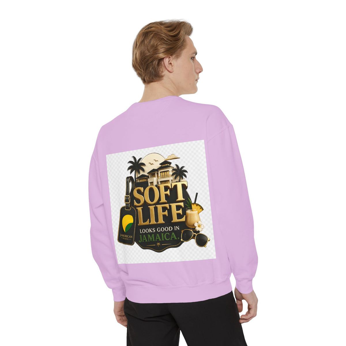 This island didn't just host me it claimed me Yard forever Sweatshirt | Soft Life Jamaica Crewneck