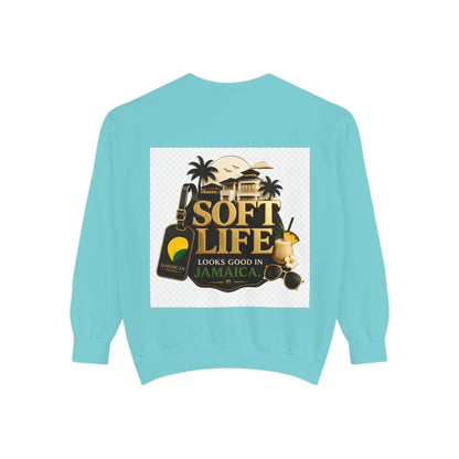 This island didn't just host me it claimed me Yard forever Sweatshirt | Soft Life Jamaica Crewneck
