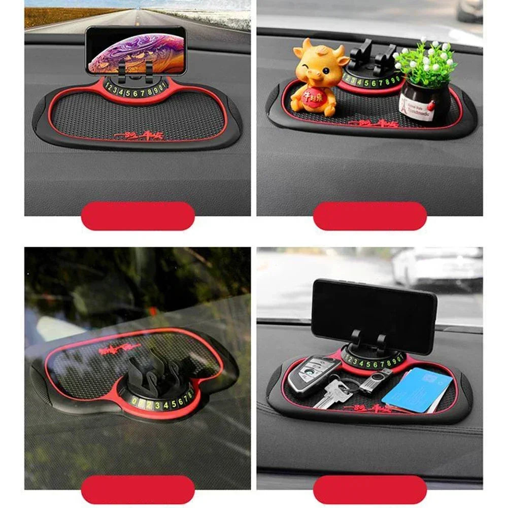 Multi-Functional Car Anti-Slip Mat Auto Phone Holder Non Slip Sticky anti Slide Dash Phone Mount Silicone Dashboard Car Pad Mat
