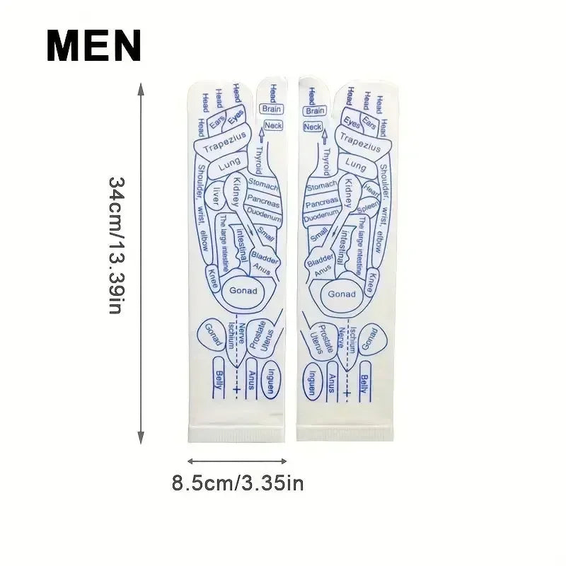 Physiotherapy Foot Care Massage Relieve Tired Feet Sock Acupressure Foot Massager Reflexology Socks Foot Acupoint Massage Tool
