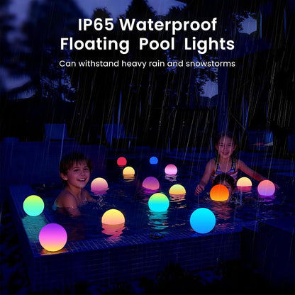 3-Inch Rechargeable LED Ball Lights, Glowing Sphere Lights W/Remote