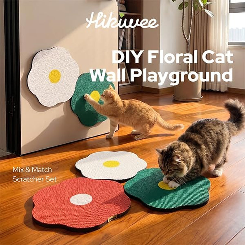 Wall Mounted Cat Scratcher, Space Saver for Doors & Hallways
