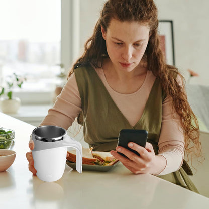 Self Stirring Mug,Rechargeable Automatic Magnetic Self Stirring Coffee Mug,Rotating Home Office Travel Mixing Cup,To Stir Coffee, Chocolate, Milk, Protein,Cocoa Etc, Great for Office, School, Gym…