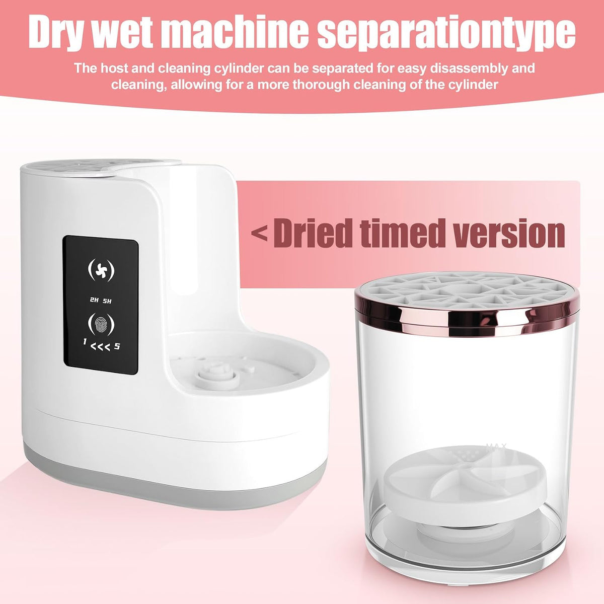 3 in 1 Electric Makeup Brush Cleaner Machine, Brush Cleaner and Dryer